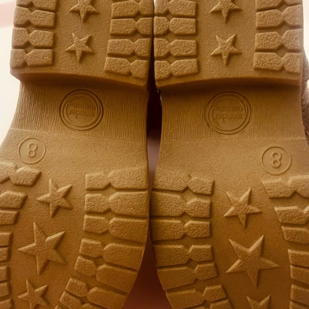 Wonder Nation Brown Boots with Buckle Detail New size 8 - Picture 7 of 7